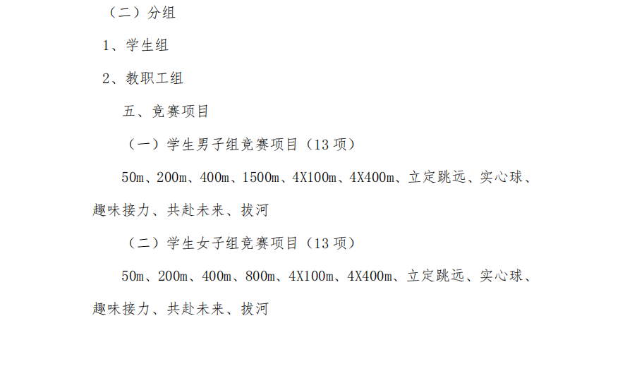 武汉市娲石技术学校 关于举办第二十二届秋季田径运动会的通知